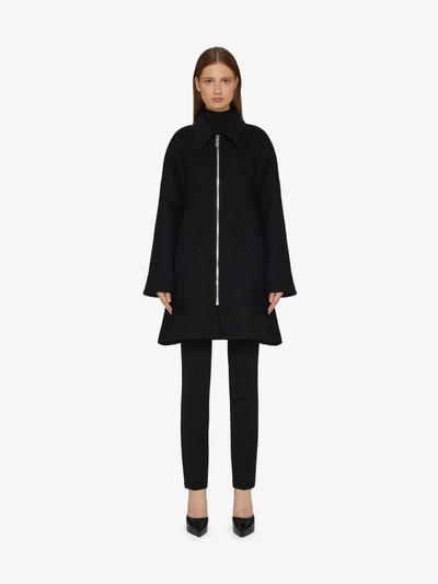 Givenchy 4G DOUBLE-FACE OVERSIZED FIT BELTED COAT IN WOOL AND CASHMERE WITH ASYMETRICAL COLLAR outlook