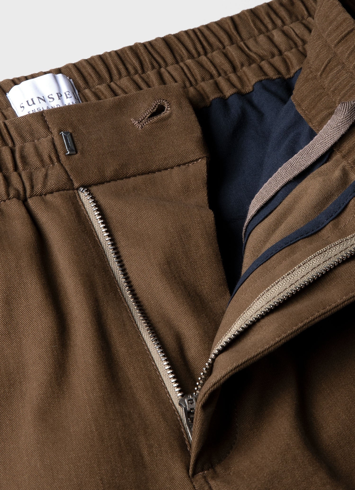 Brushed Cotton Wool Drawstring Trouser - 4