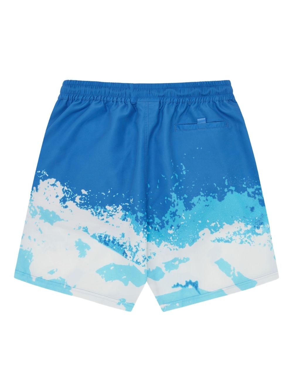 wave-print swim shorts - 2