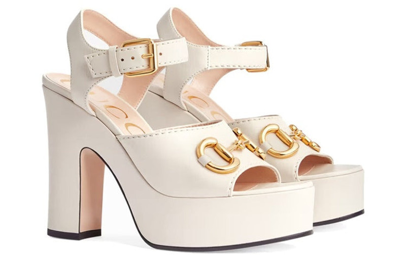 GUCCI Women's platform sandal with Horsebit outlook