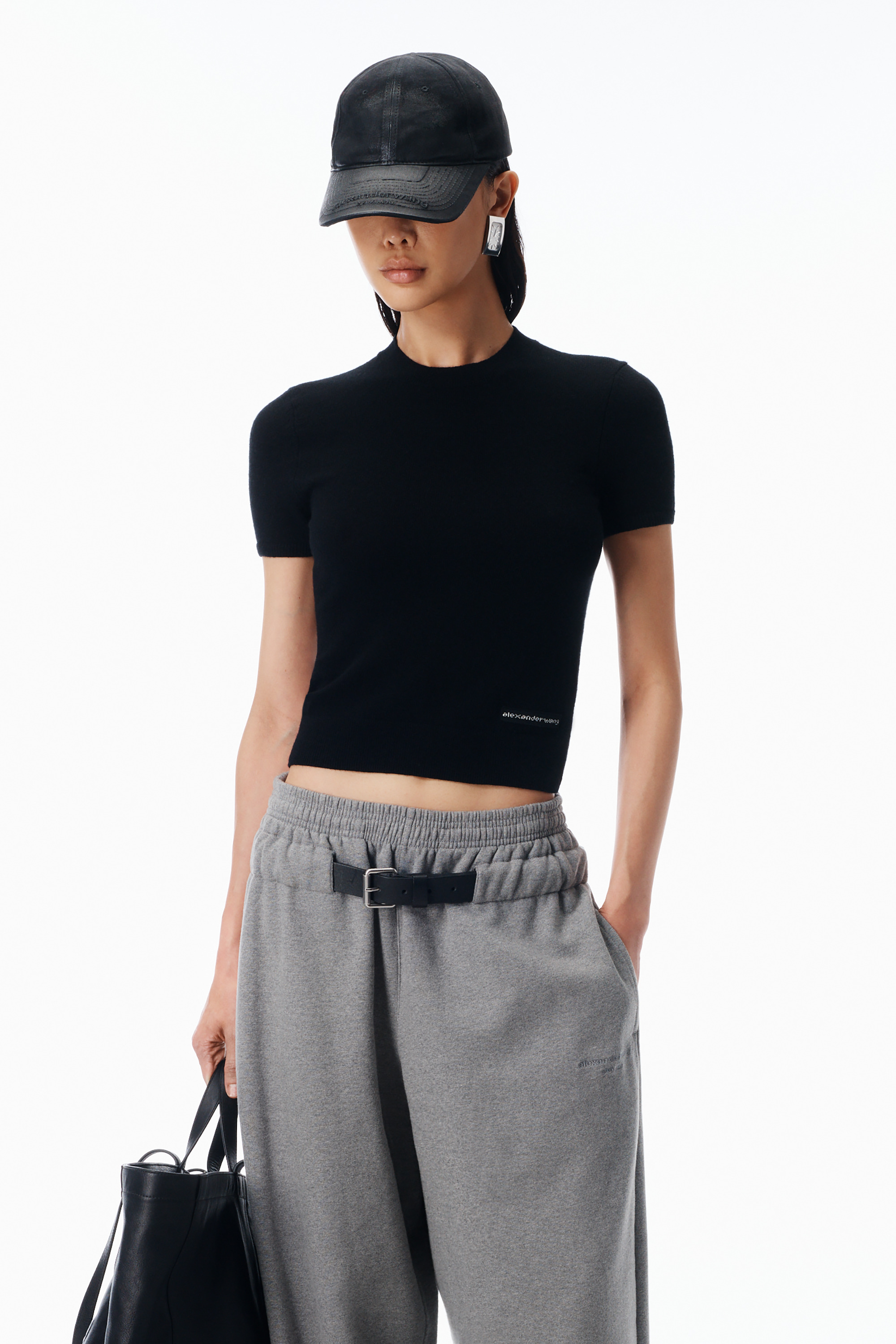 Short Sleeve Wool Tee - 2