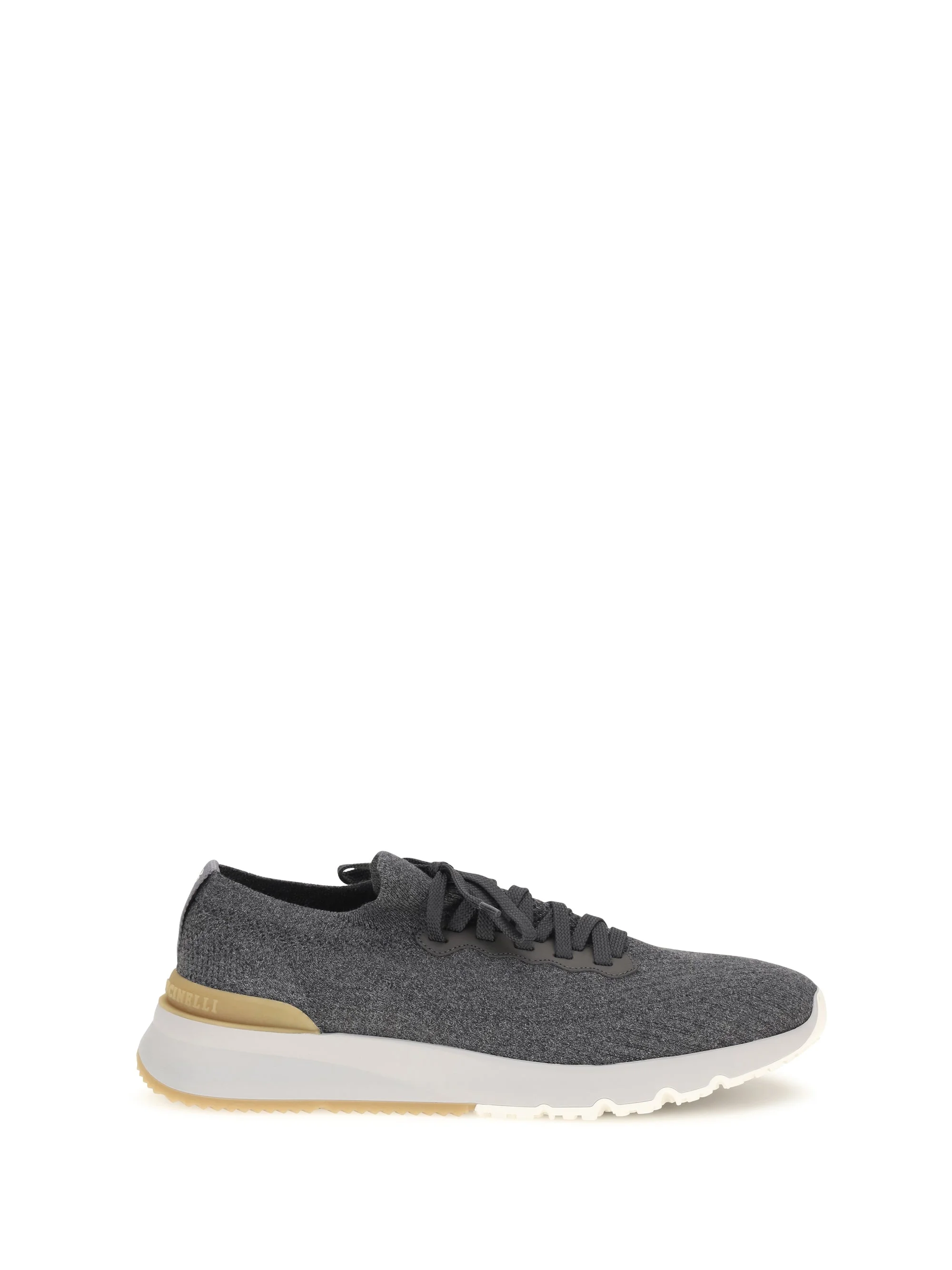 Brunello Cucinelli Cotton Sneakers Grey Men - 1