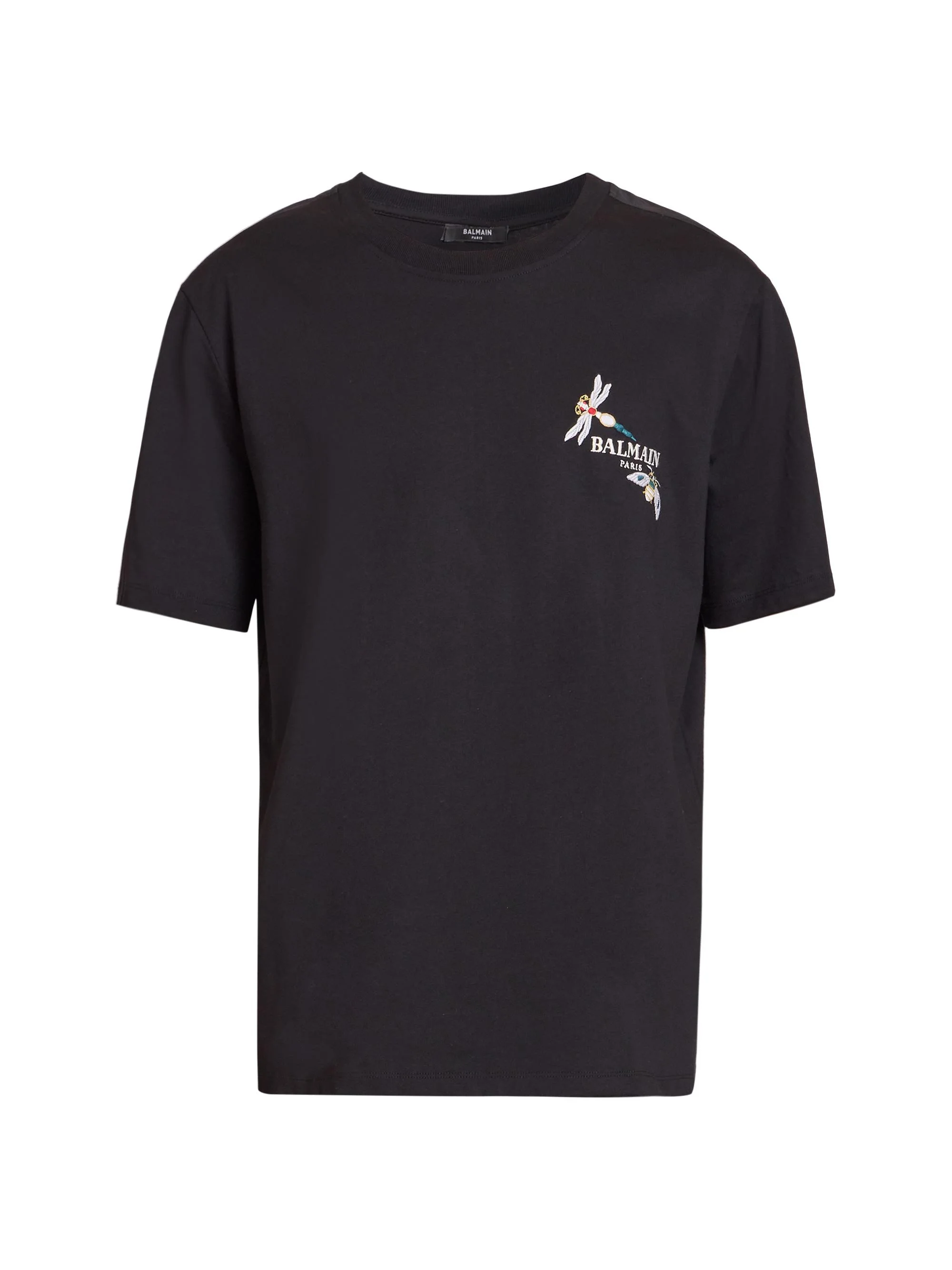 Men's Logo-Embroidered Cotton T-Shirt - Noir Multicolor - 1