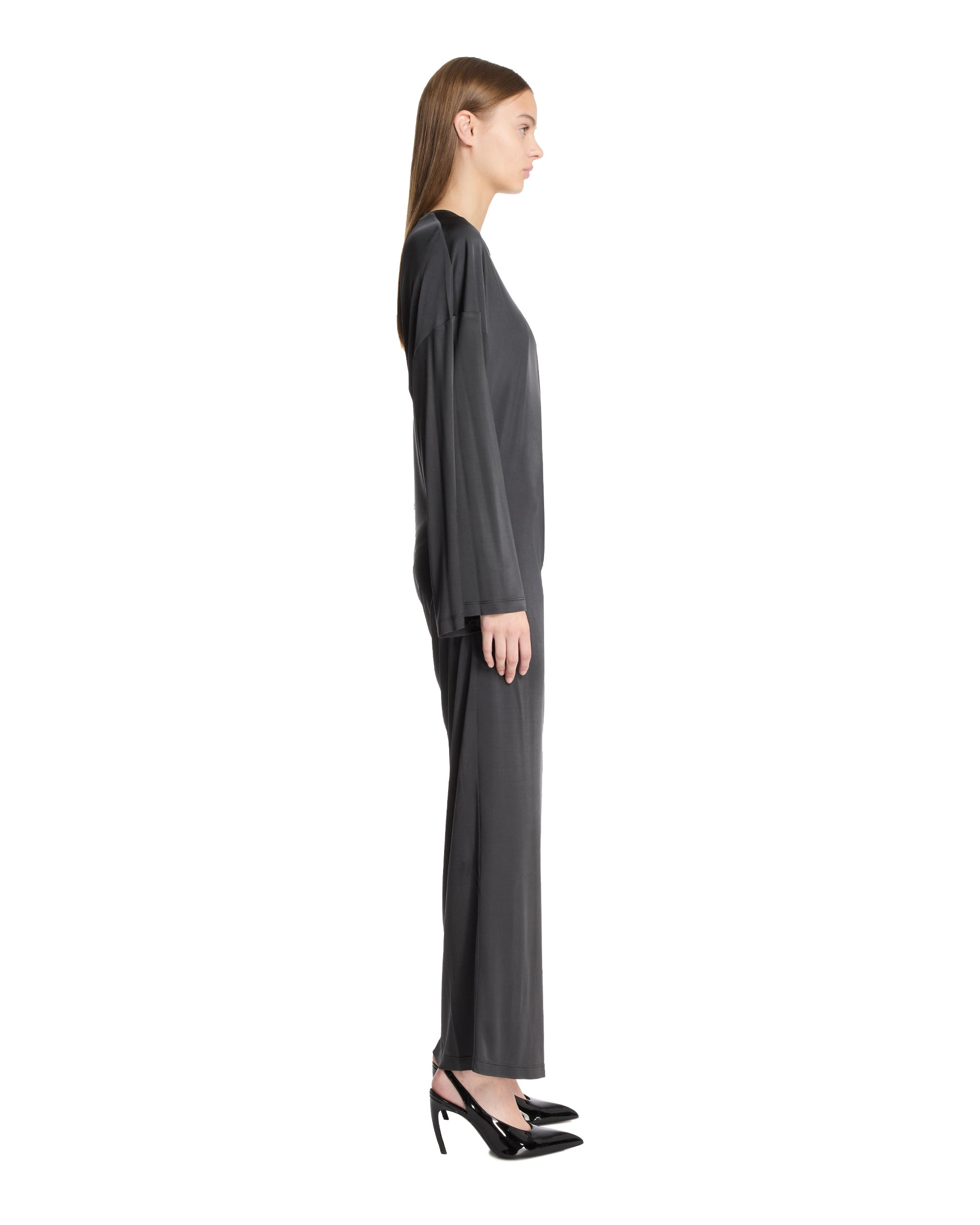 Gray Midi Dress - 5