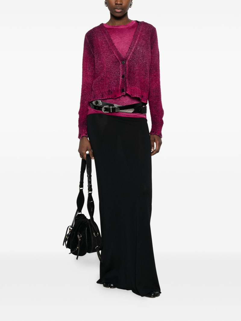 Avant Toi button distressed cardigan outlook