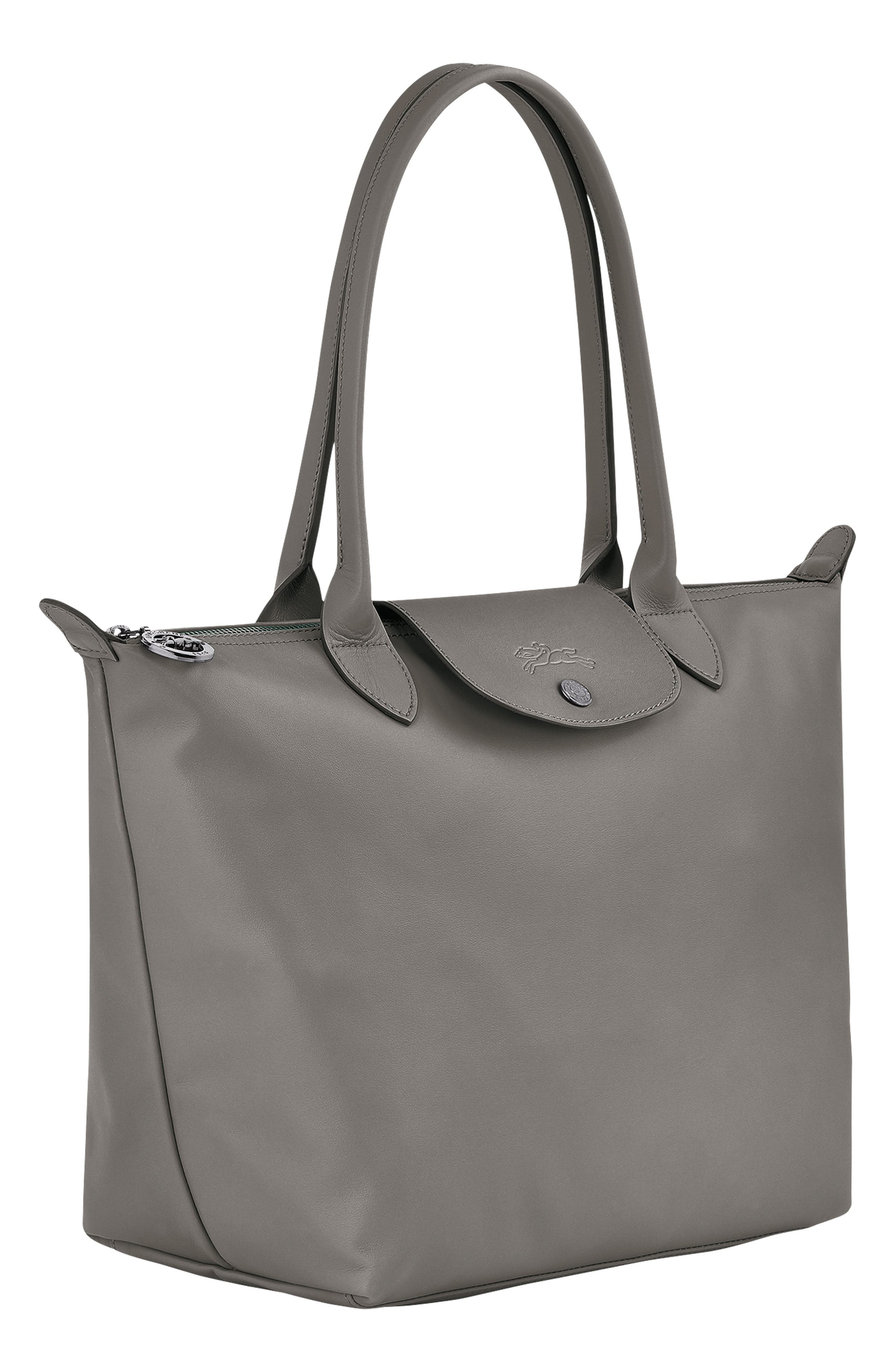 Longchamp Medium Le Pliage Xtra Leather Shoulder Tote in Turtledove at Nordstrom - 5