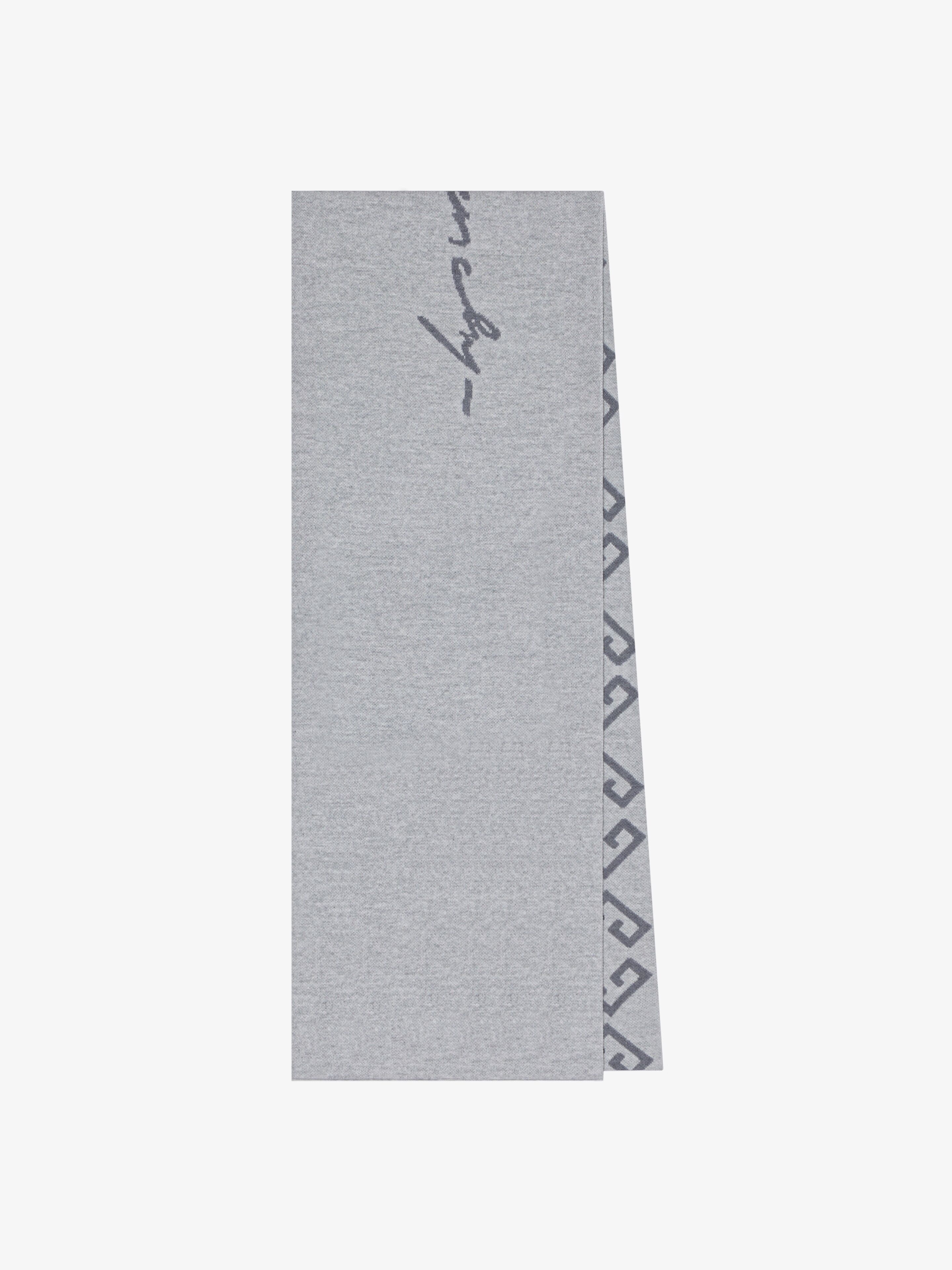 GIVENCHY MONOGRAM 72 DOUBLE SIDED SCARF IN WOOL - 2