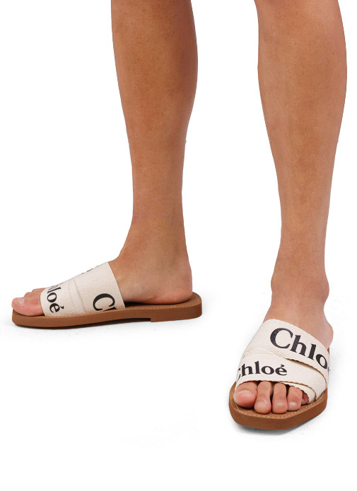 WOODY LOGO SLIDE | WHITE - 5