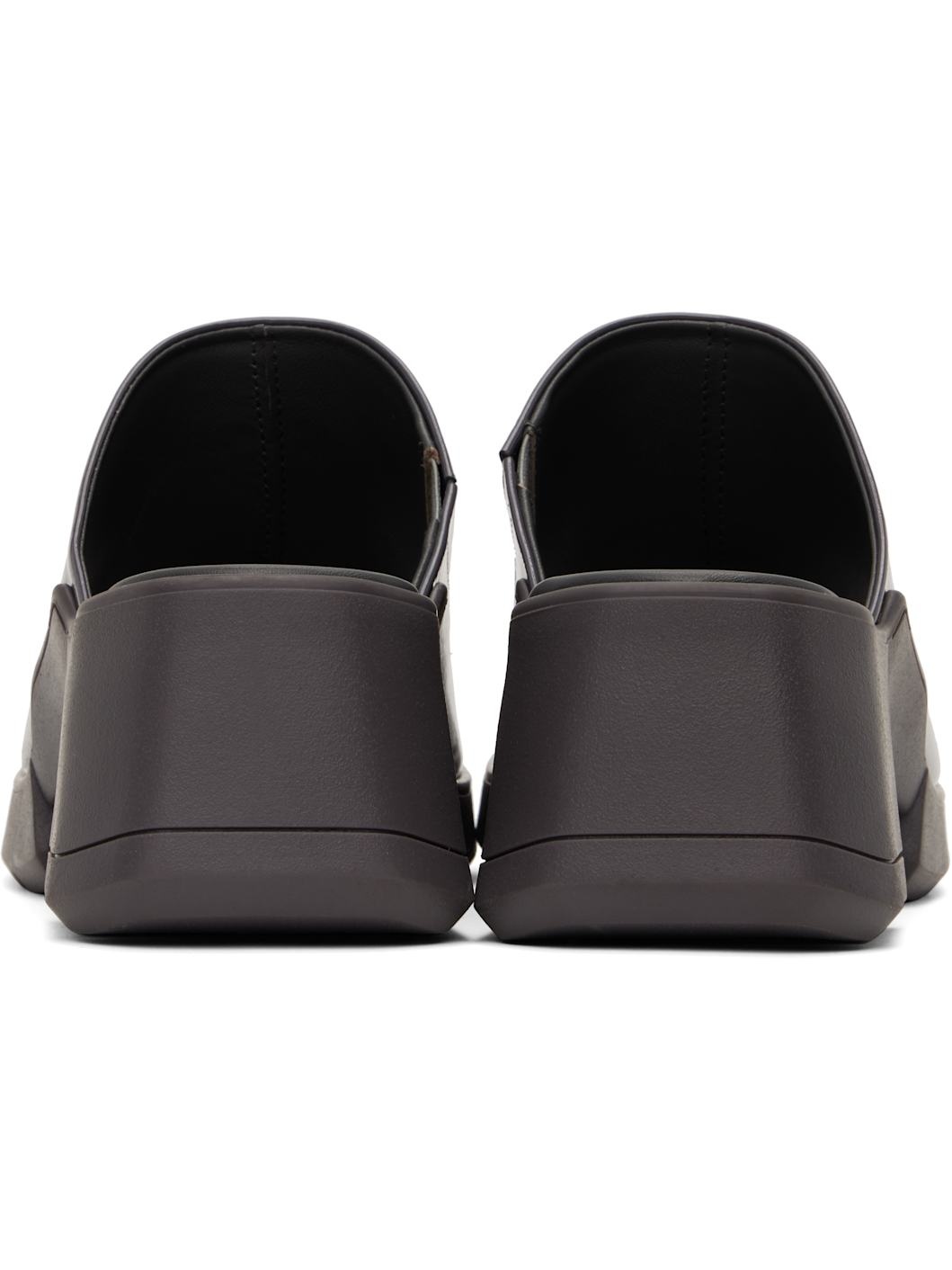 Gray Clarin Mules - 2