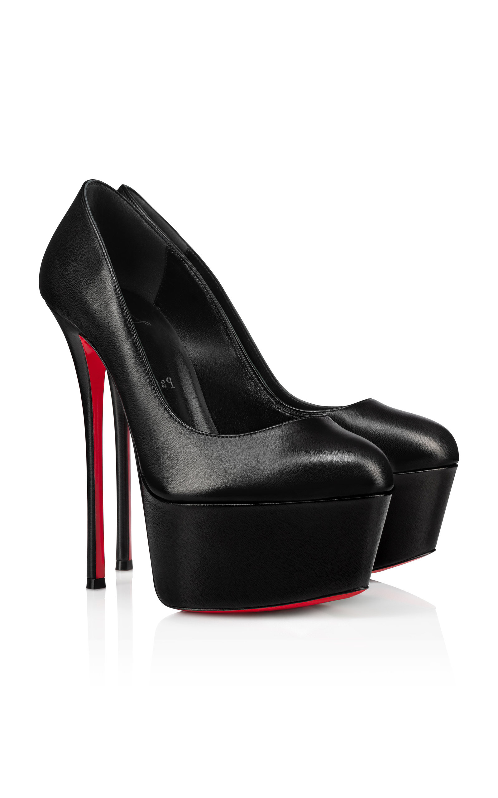 Dolly Alta 160mm Leather Platform Pumps black - 3