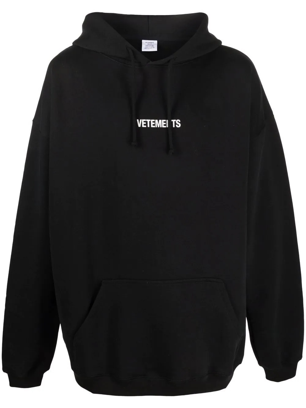 logo-printed hoodie - 1