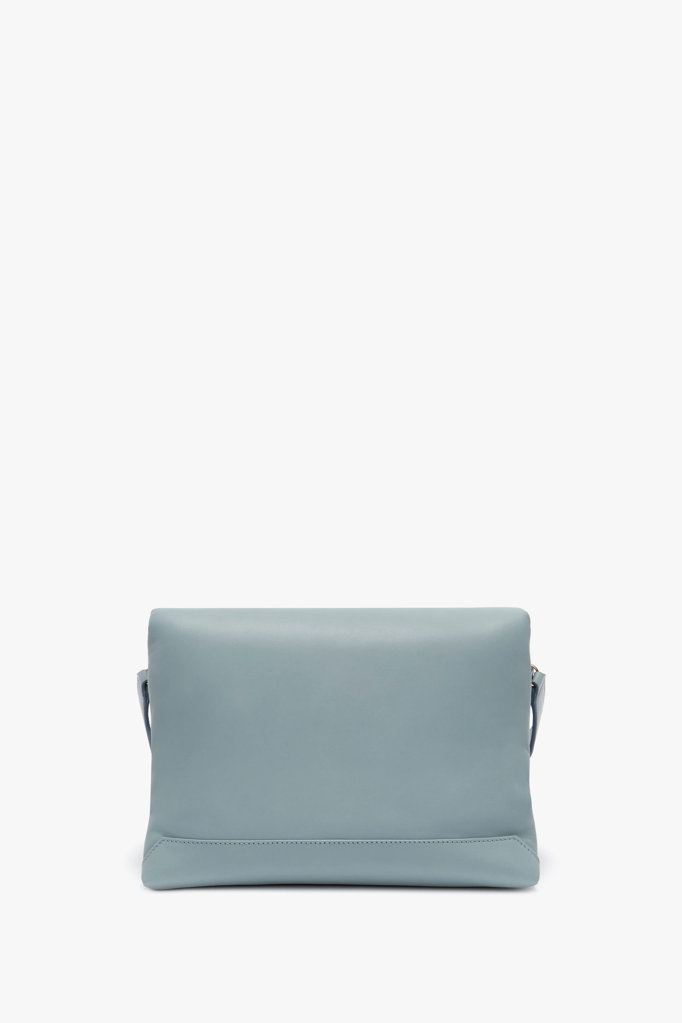 Mini Chain Pouch With Long Strap In Ice Leather - 5