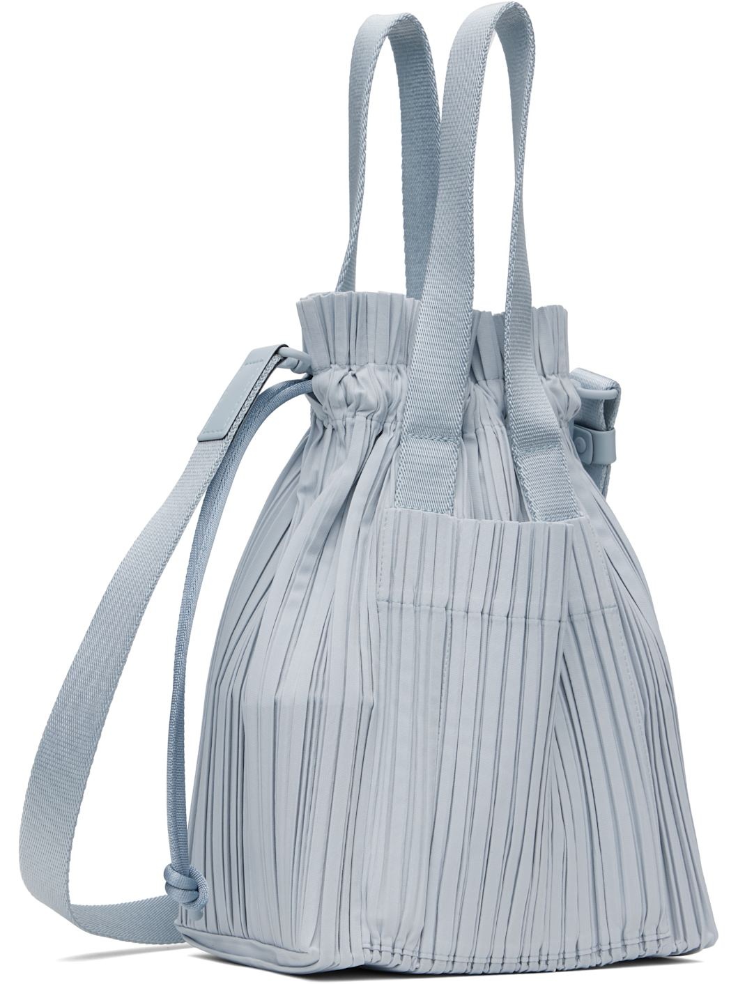 Gray Pleats Tote - 3