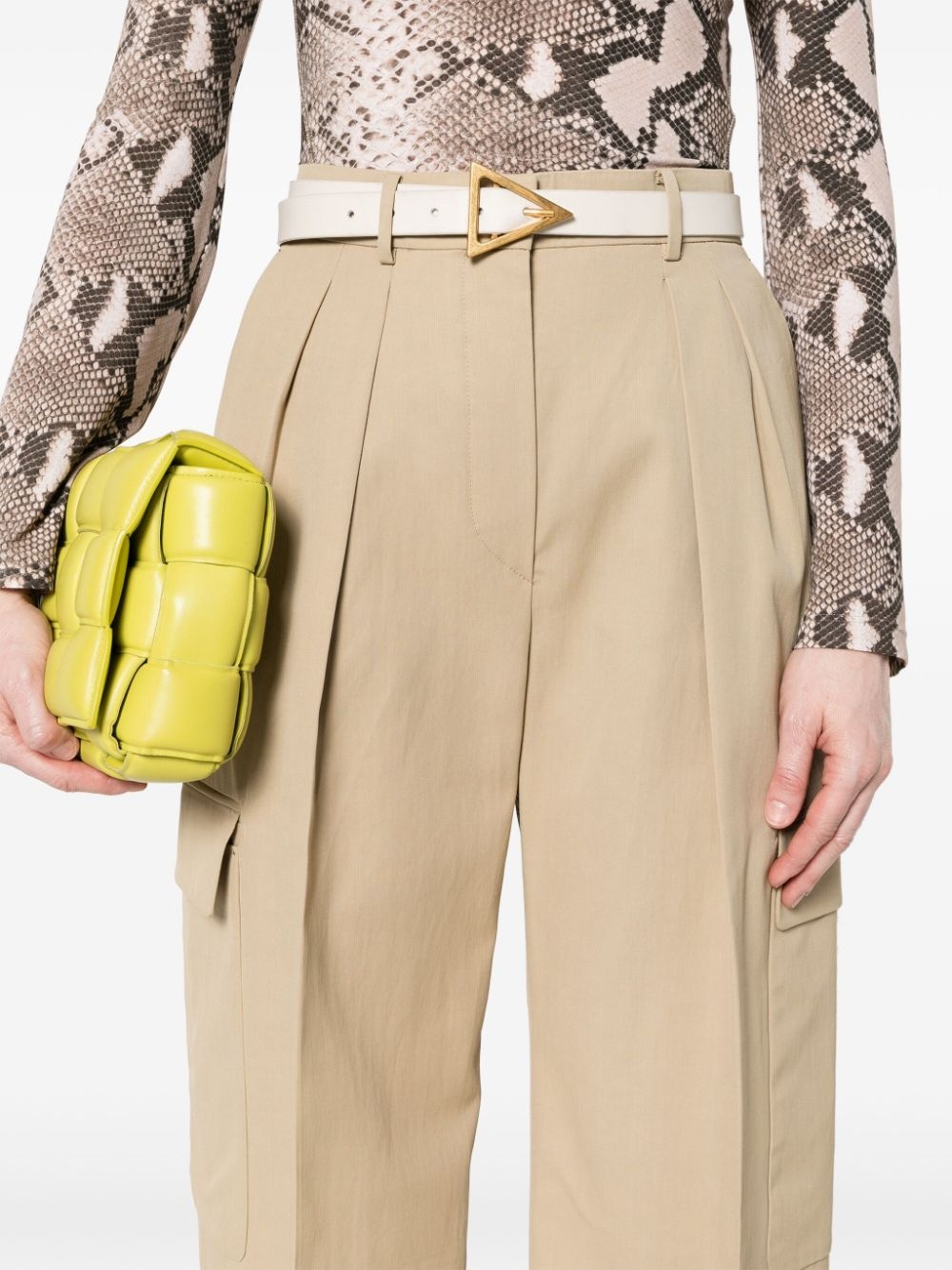 pleat-detail trousers - 5