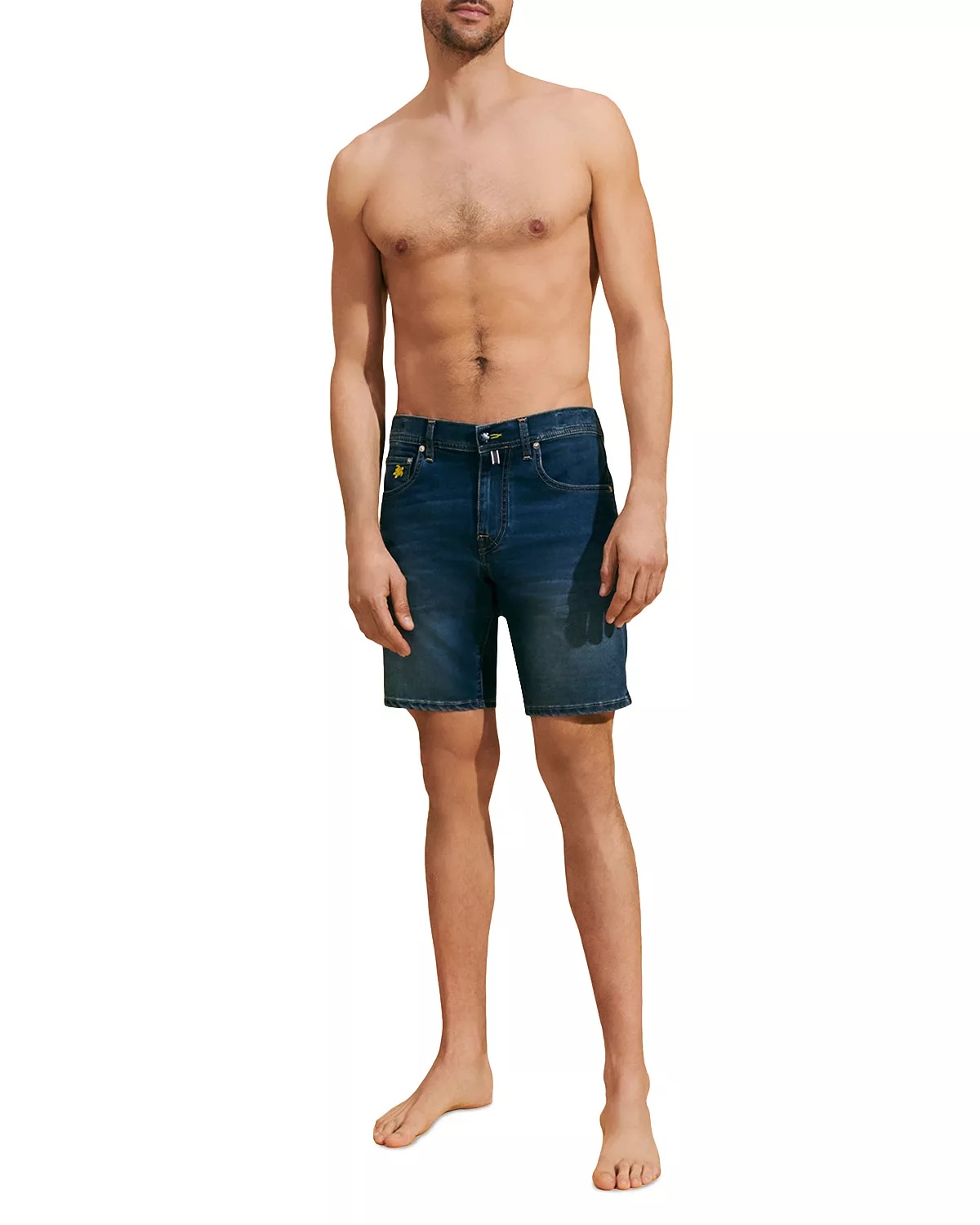 Garonne Denim Regular Fit 8" Shorts - 2