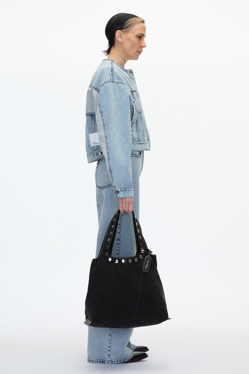 3.1 Phillip Lim Denim Market Tote with Studs outlook