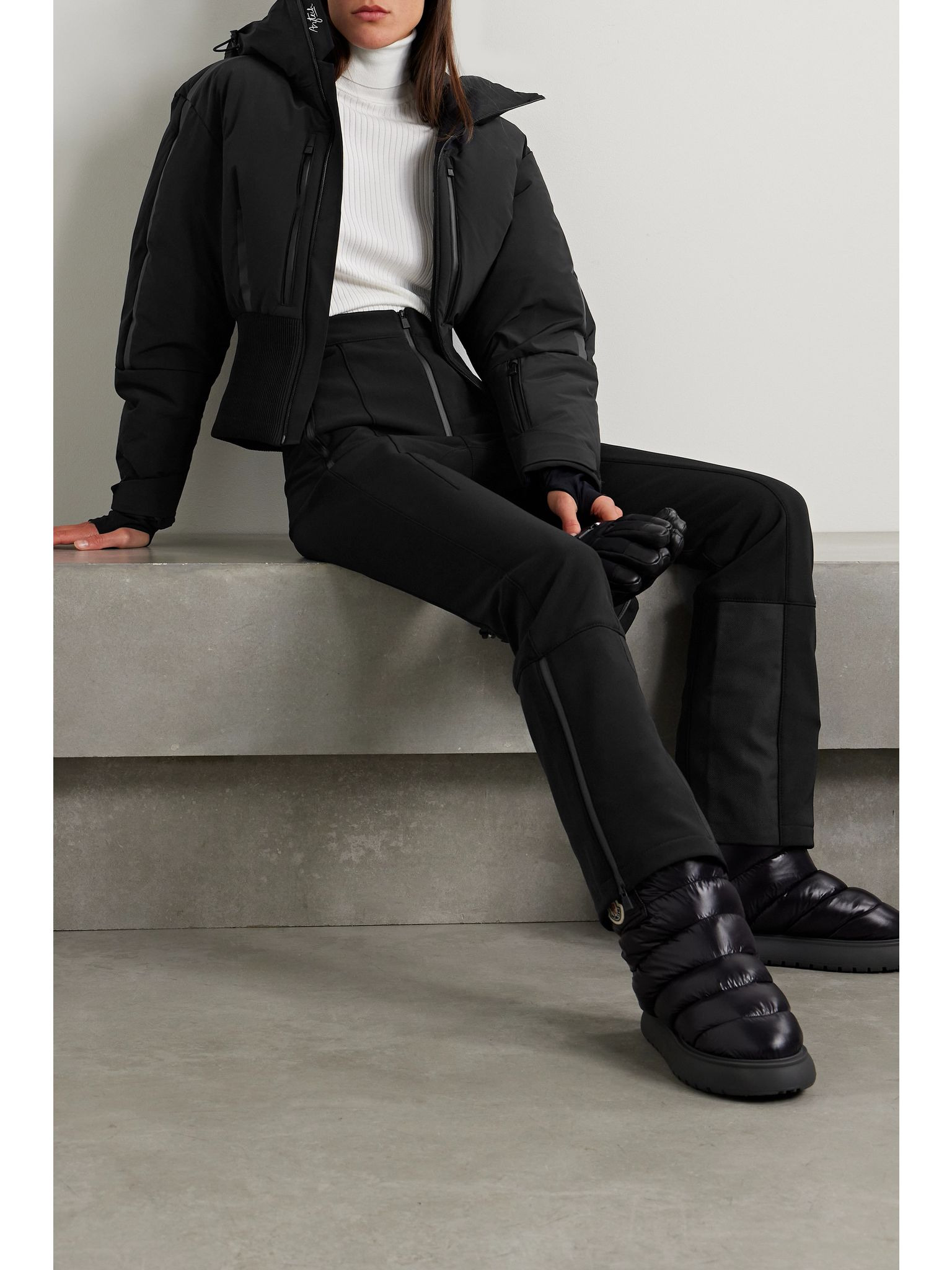 Vertical Nuke padded down ski jacket Black - 2