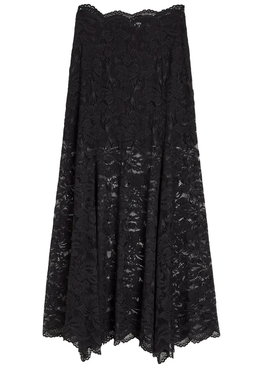 Rabanne Stretch-lace Maxi Skirt - 1