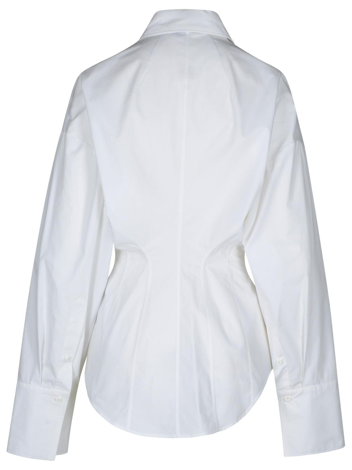 The Attico White Cotton Shirt Women - 3