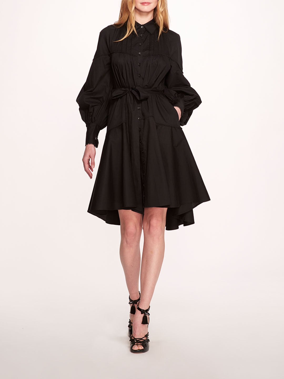 POPLIN MINI SHIRT DRESS - 1