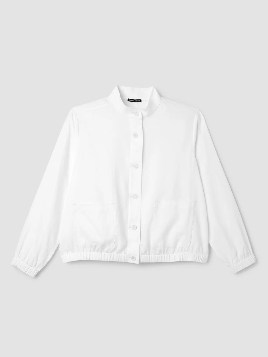 Organic Linen Flight Jacket - 1