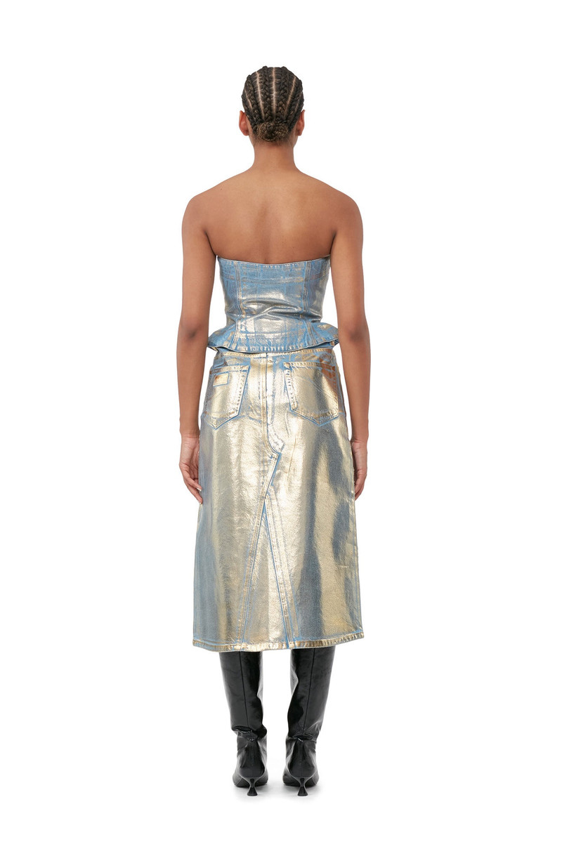 GOLD DENIM TOP 5