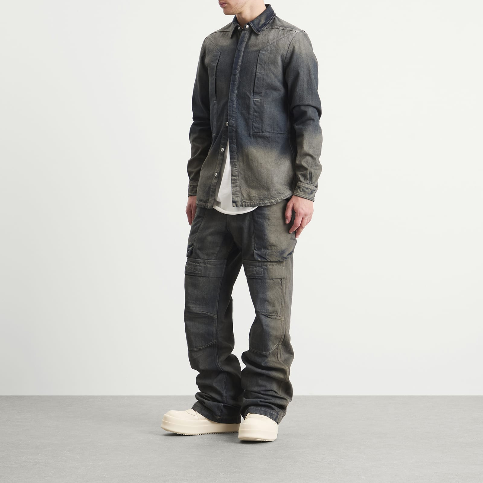 Rick Owens Fogpocket Denim Shirt - 4
