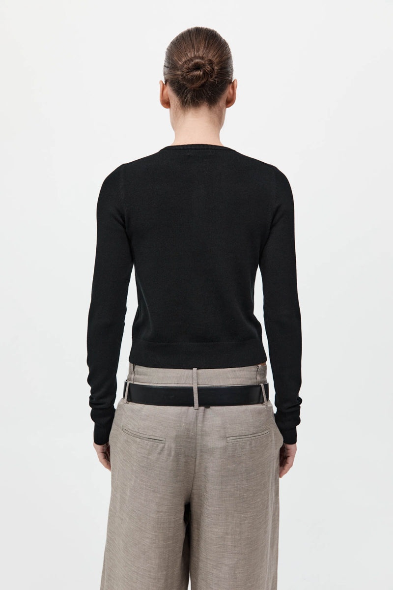 Classic Cardigan - Black - 6