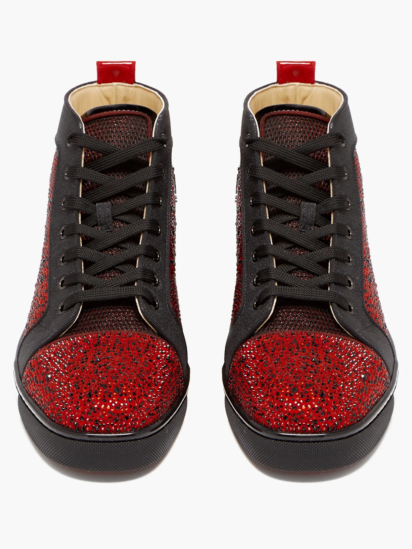 Louis Orlato high-top crystal leather trainers - 5