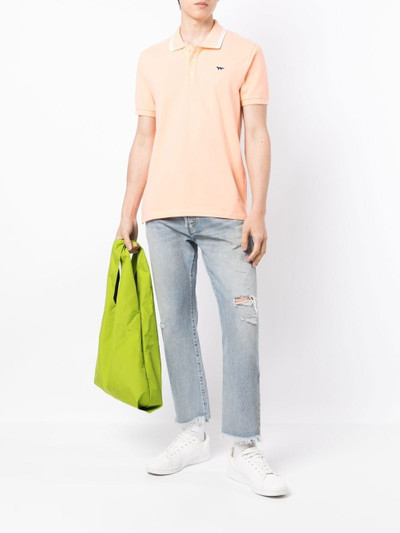 Maison Kitsuné fox-patch polo shirt outlook