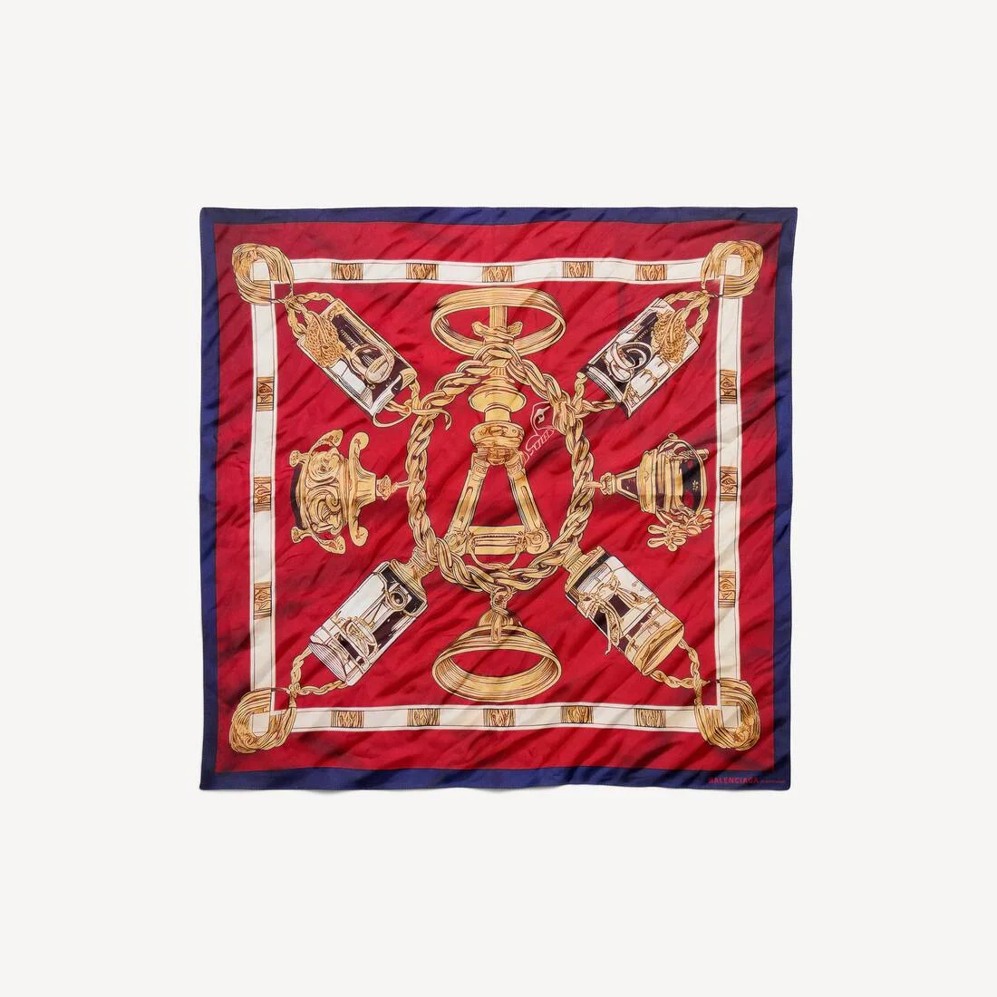 Women's Ai Scarf in Burgundy/gold - 1