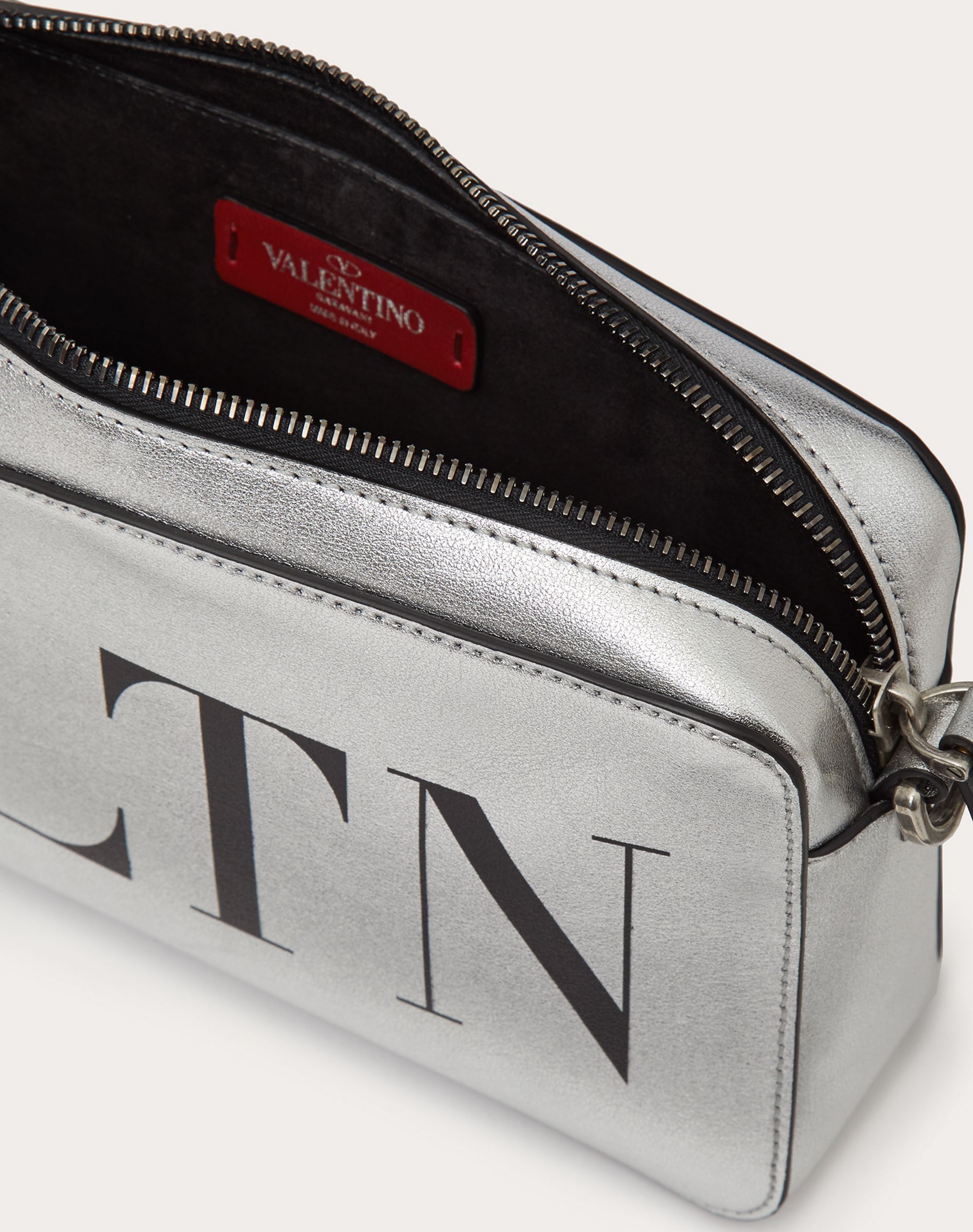 VLTN Leather Crossbody Bag - 4