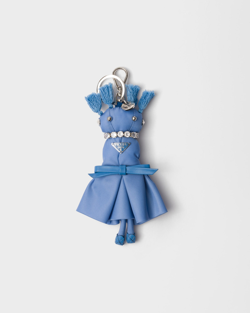 Re-Nylon Teddy keychain charm 1