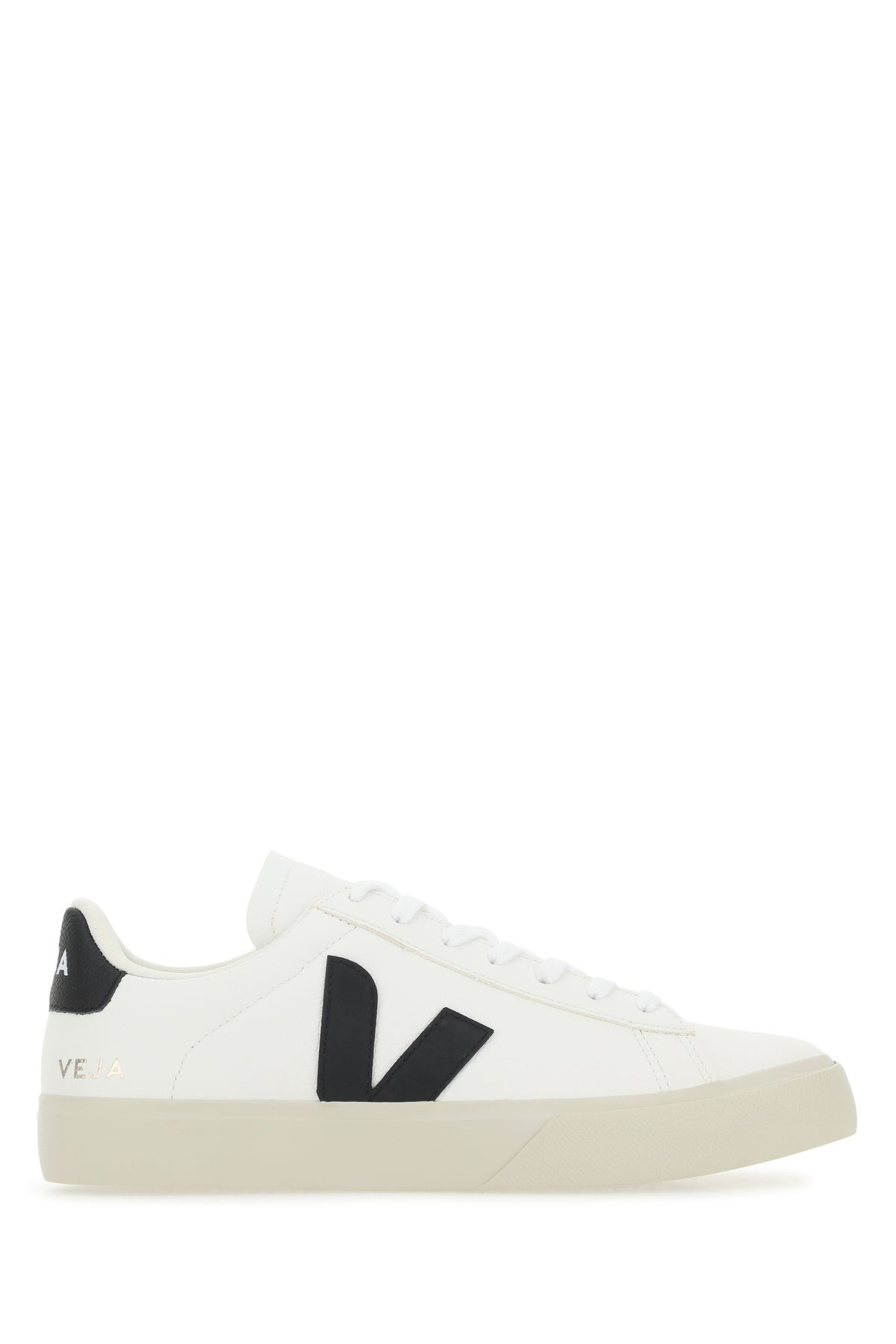White chromefree leather Campo sneakers - 1