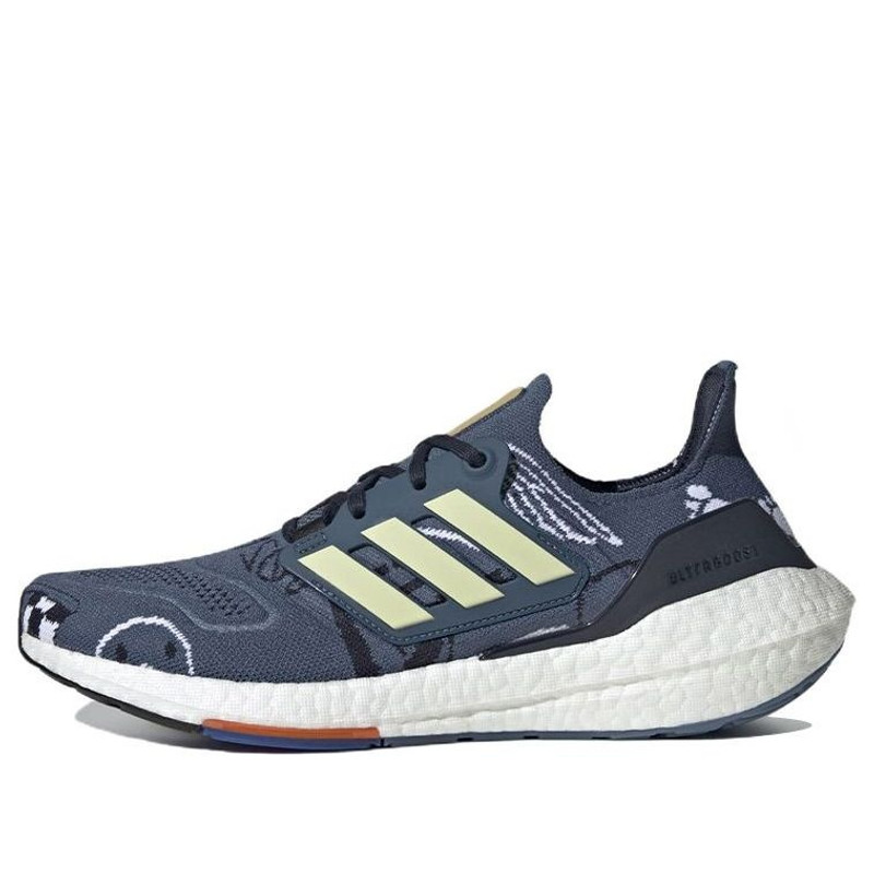 adidas Ultraboost 22 Shoes 'Wonder Steel Almost Yellow Legend Ink' GX9166 - 1