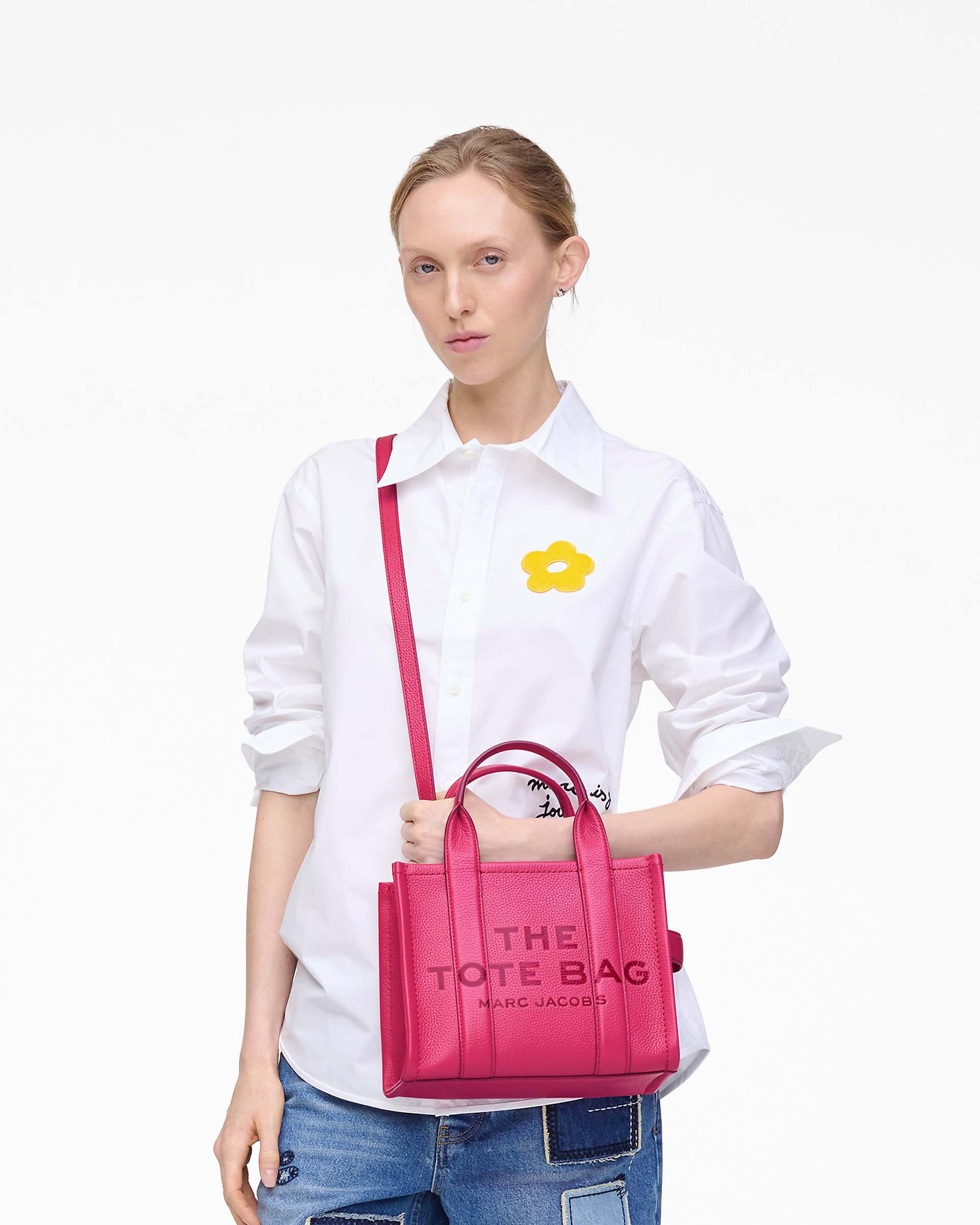 THE LEATHER SMALL TOTE BAG - 2