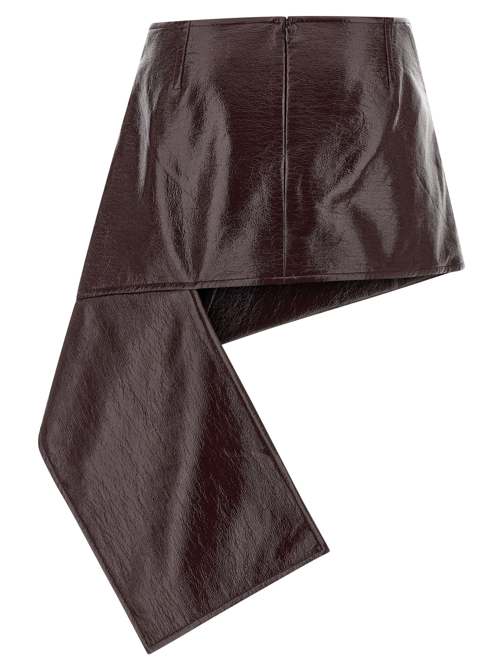 Courreges Women 'Fold Vinyl Mini' Skirt - 2