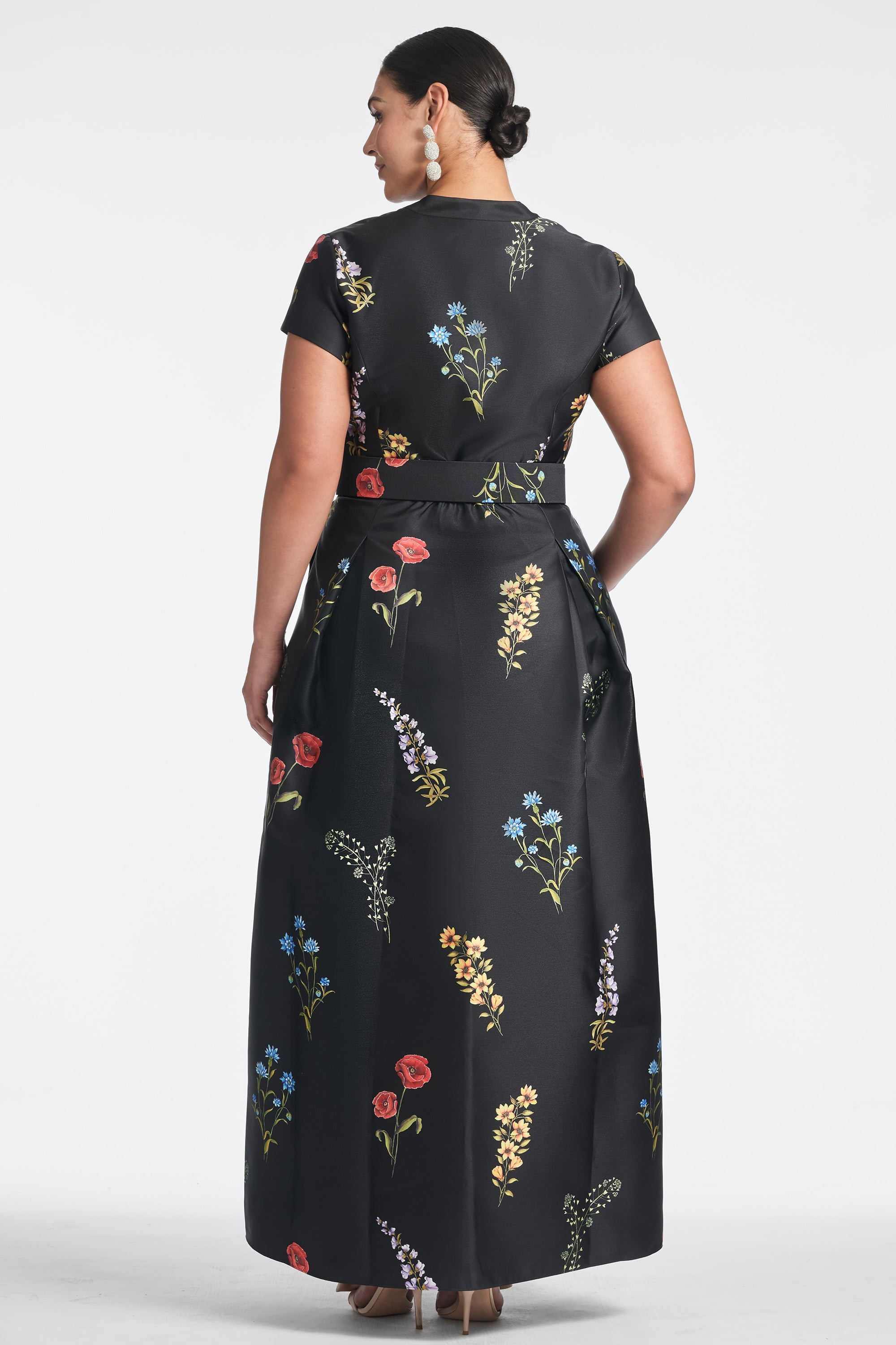 Marta Gown - Noir Bouquet - 8