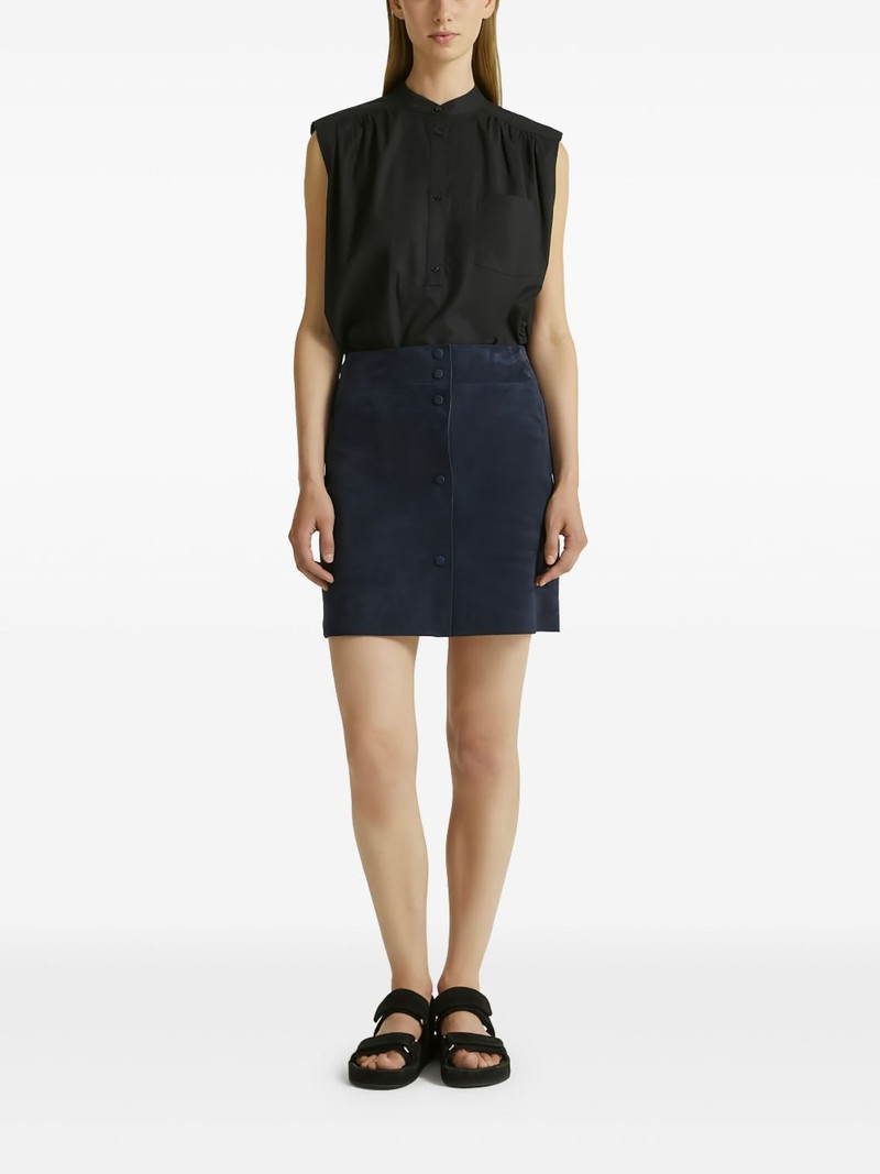 Yves Salomon suede skirt outlook
