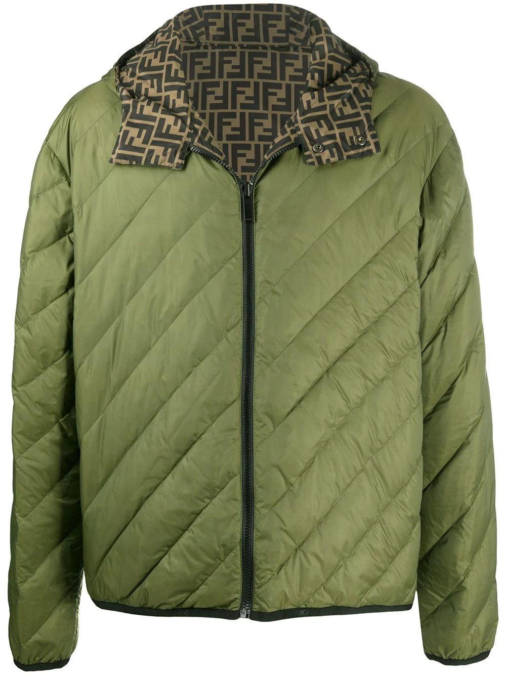 reversible quilted jacket - 1