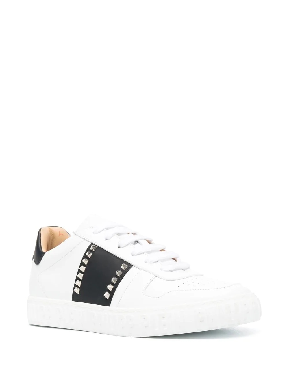 stud-embellished low-top sneakers - 2