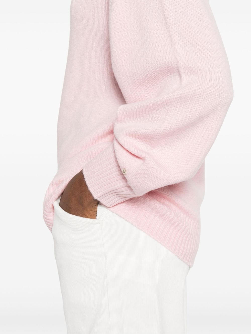 roll-neck wool-cashmere jumper - 5