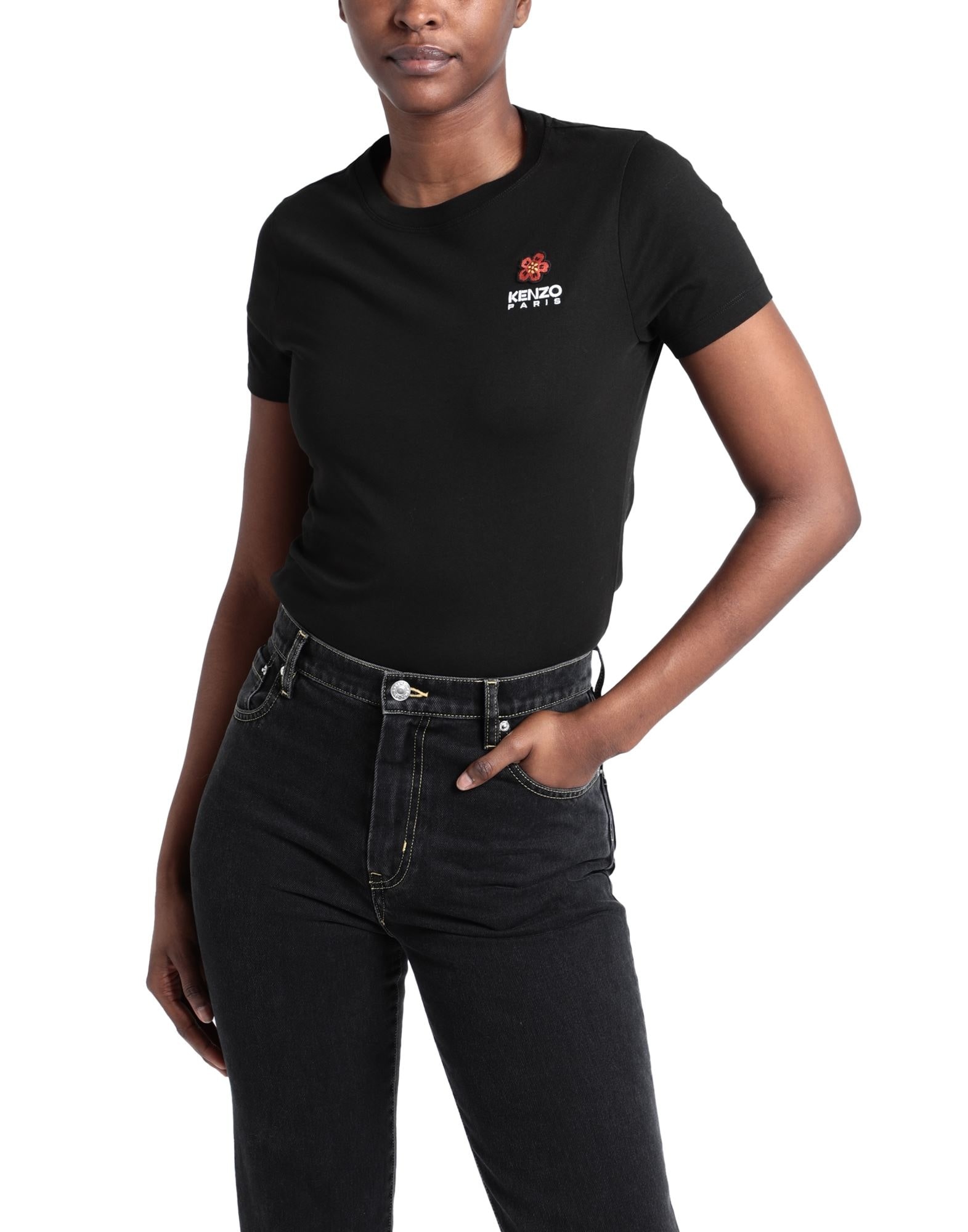 Black Women's Basic T-shirt - 2