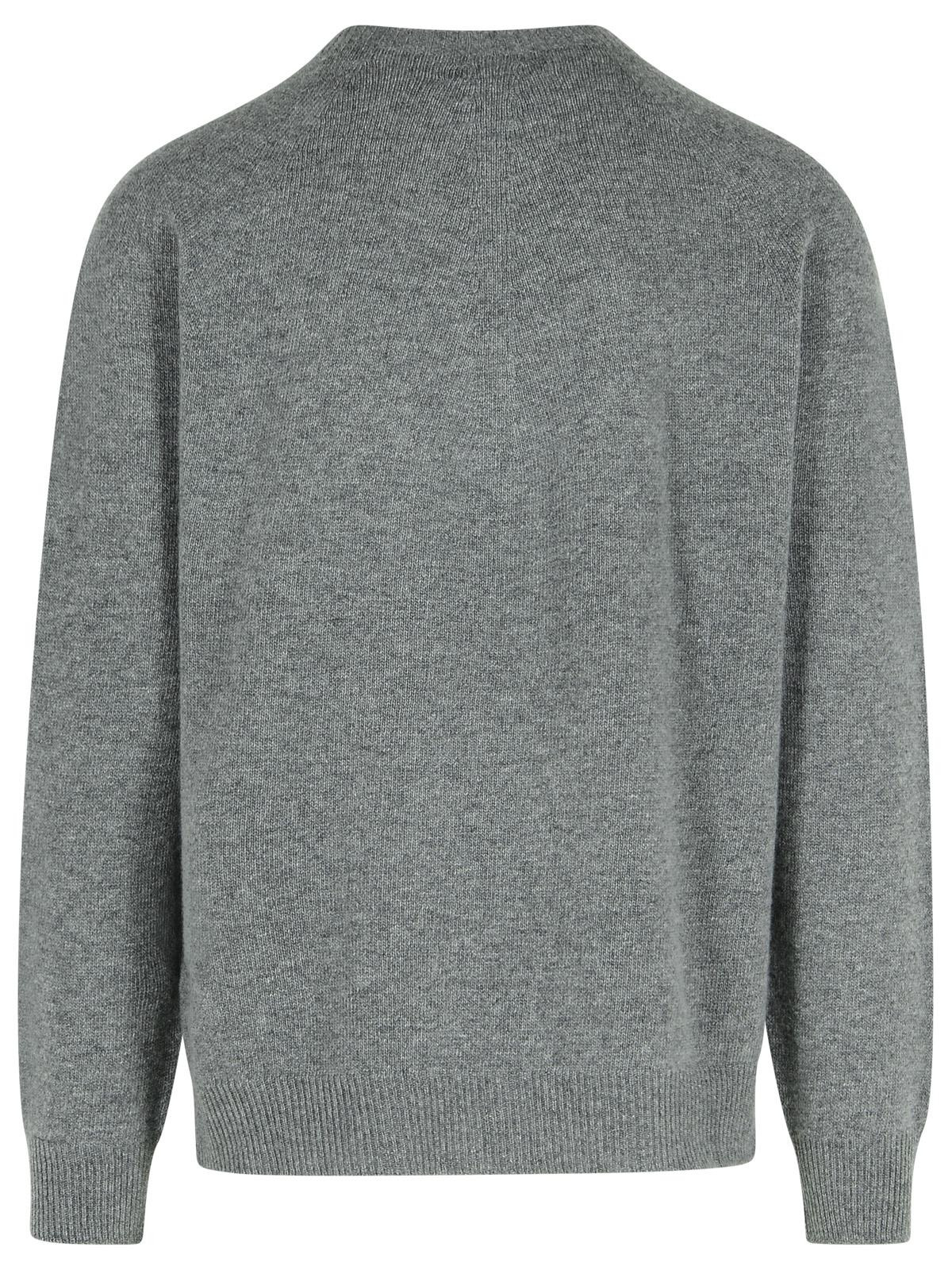 Jil Sander Grey Virgin Wool Blend Sweater Men - 3