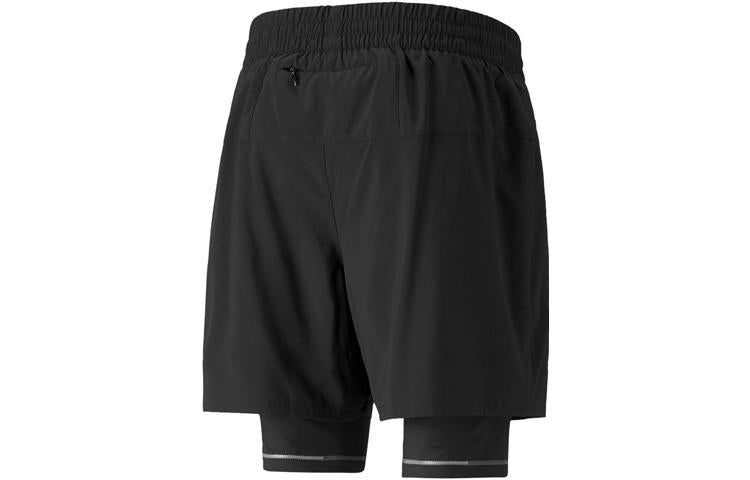 PUMA Graphic 2-In-1 5 Running Shorts 'Black' 521049-51 - 2