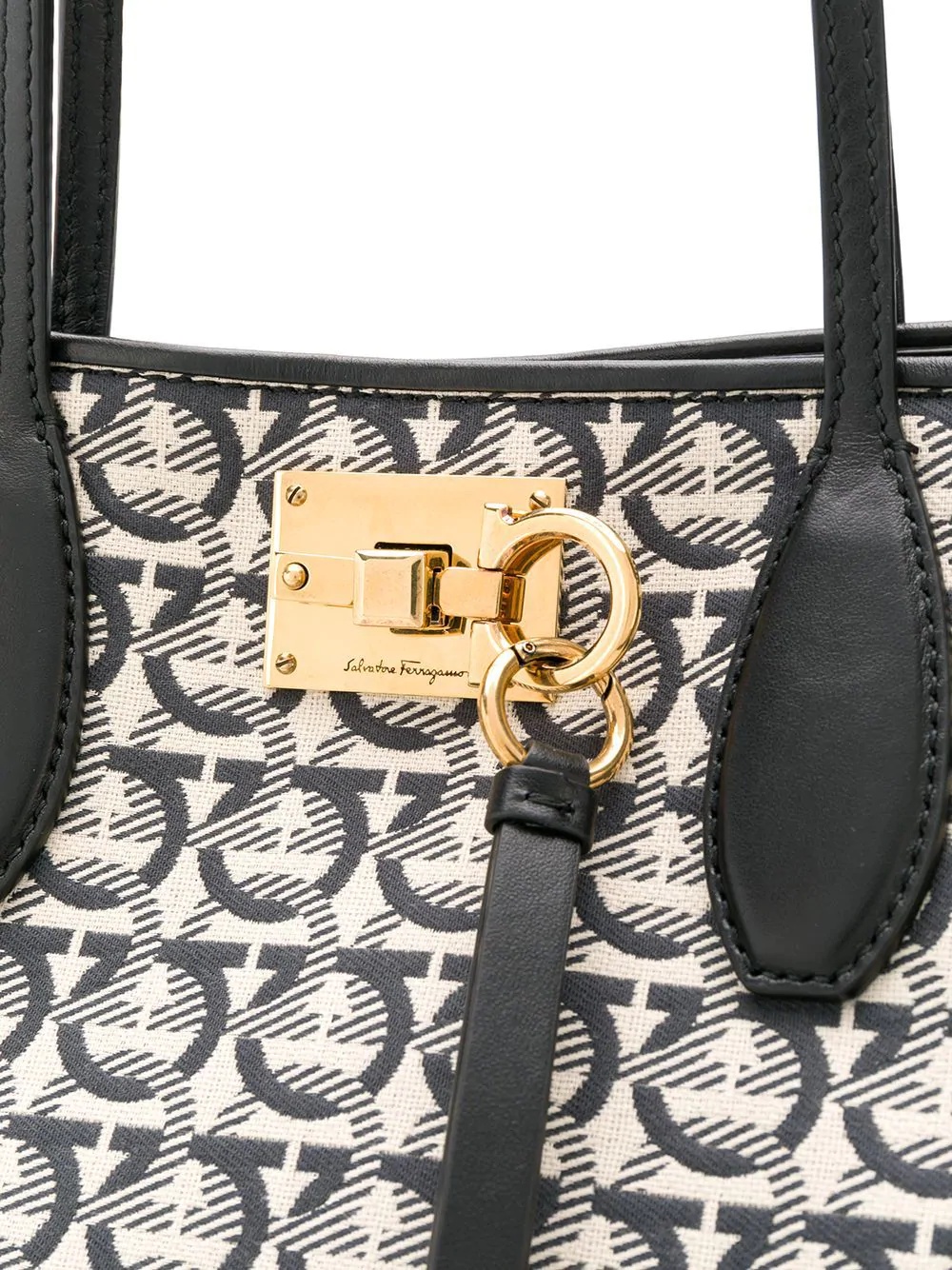 monogram jacquard tote - 4