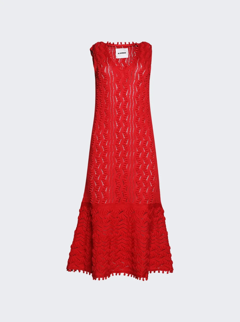 Knitted Dress Red - 1