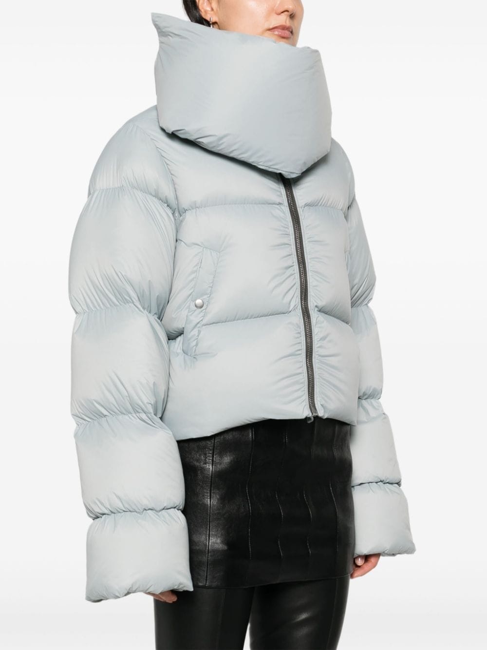 funnel-neck puffer jacket - 3