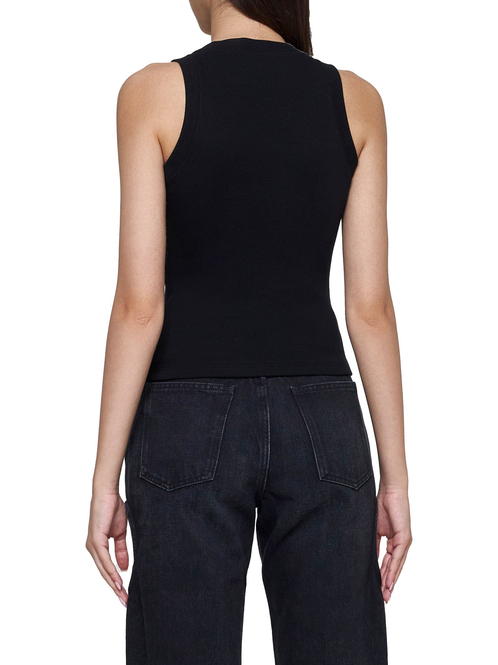 Logo cotton tank top - 4