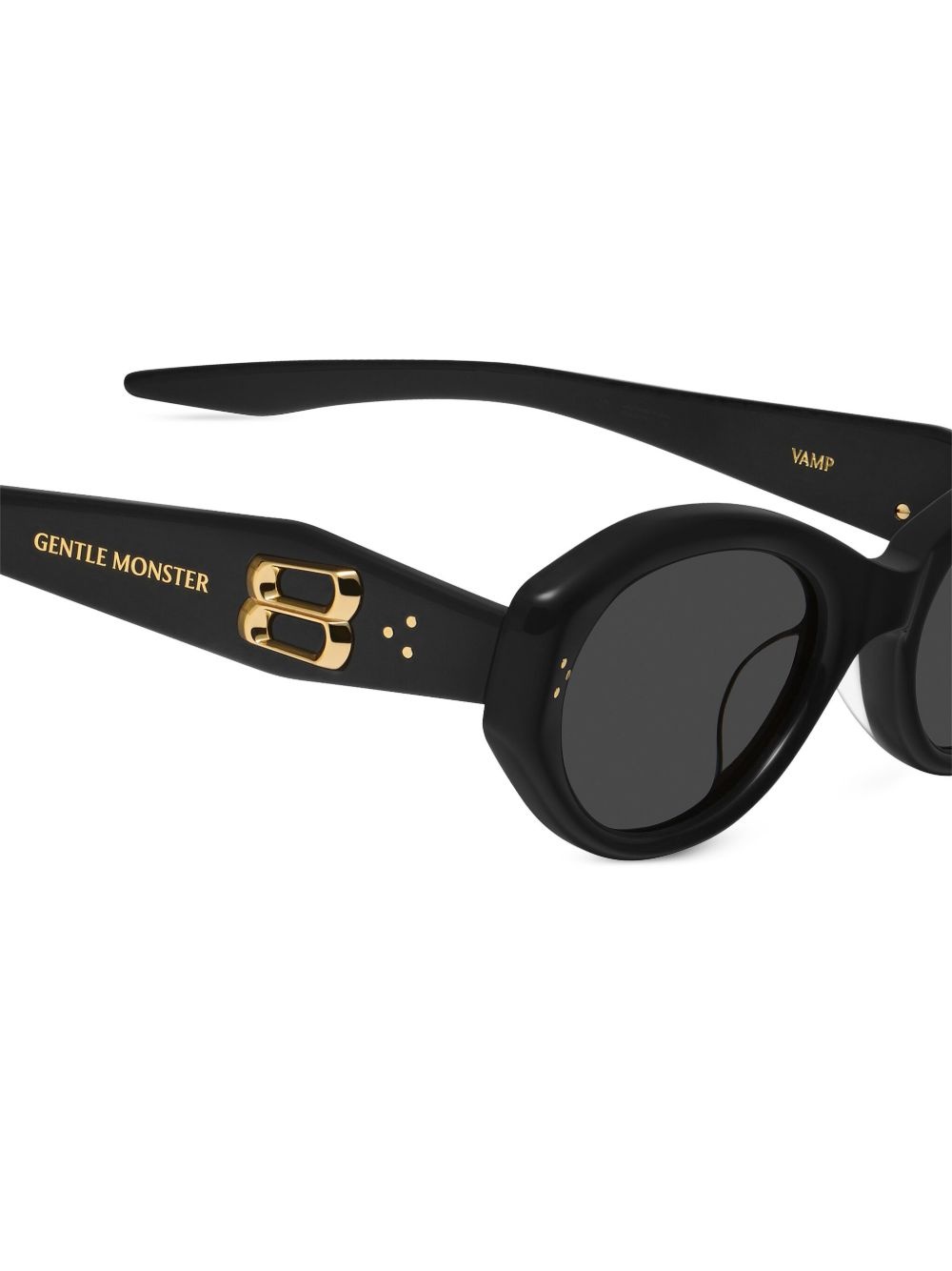 Vamp oval-frame sunglasses - 4